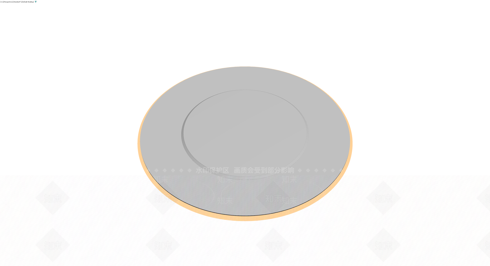 灰色圆形矮凳/坐墩3D模型下载【ID:1230774093】