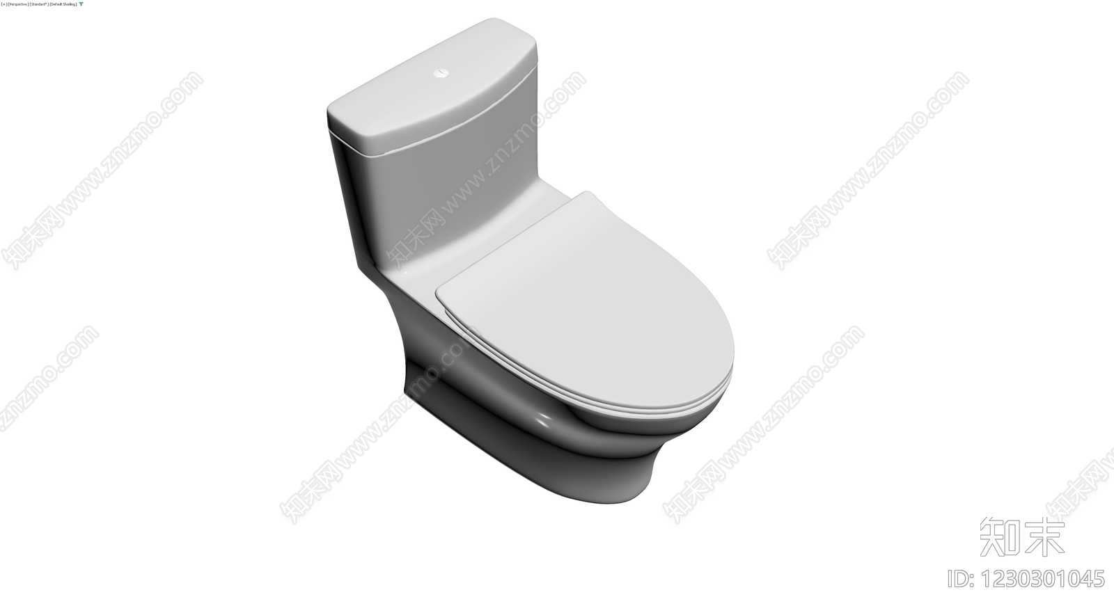 现代简约风格马桶3D模型下载【ID:1230301045】