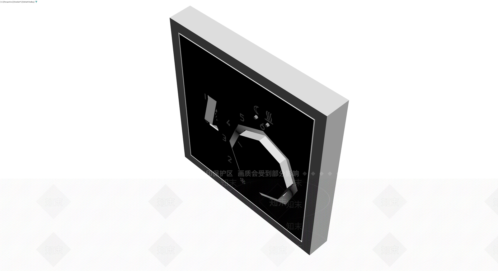 温控面板开关旋钮3D模型下载【ID:1230543085】