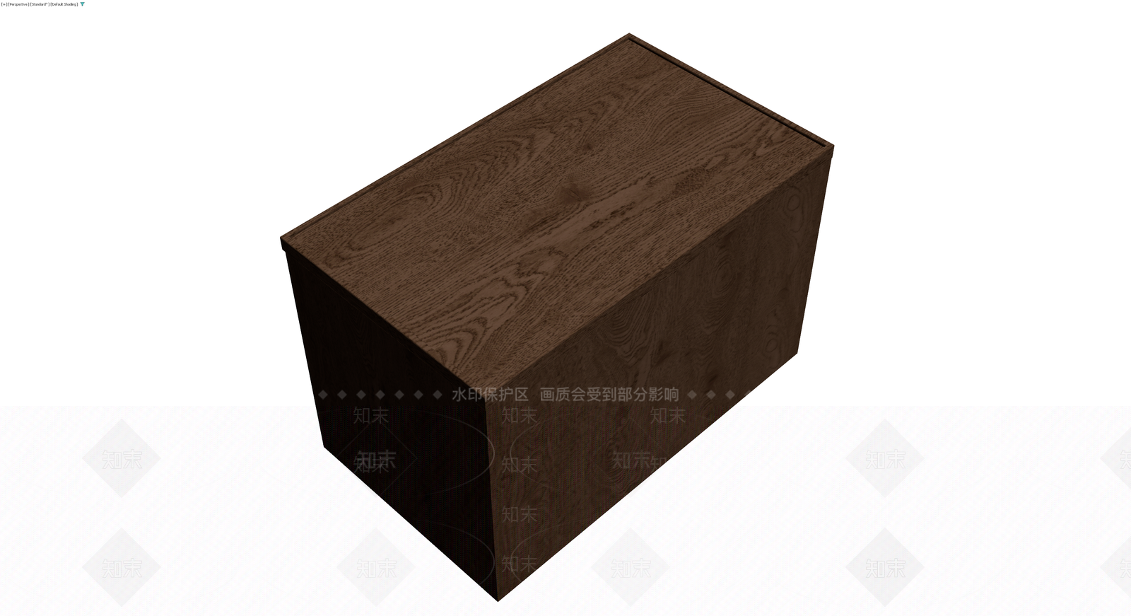 深木色抽屉收纳柜3D模型下载【ID:1230421602】
