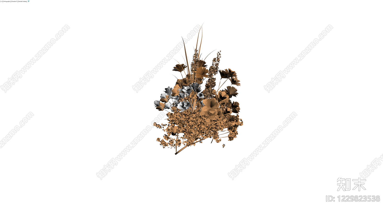 干燥花艺组合模型3D模型下载【ID:1229823538】