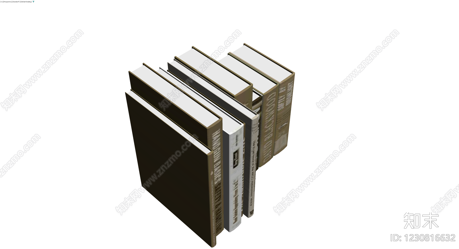书籍组合模型3D模型下载【ID:1230816632】