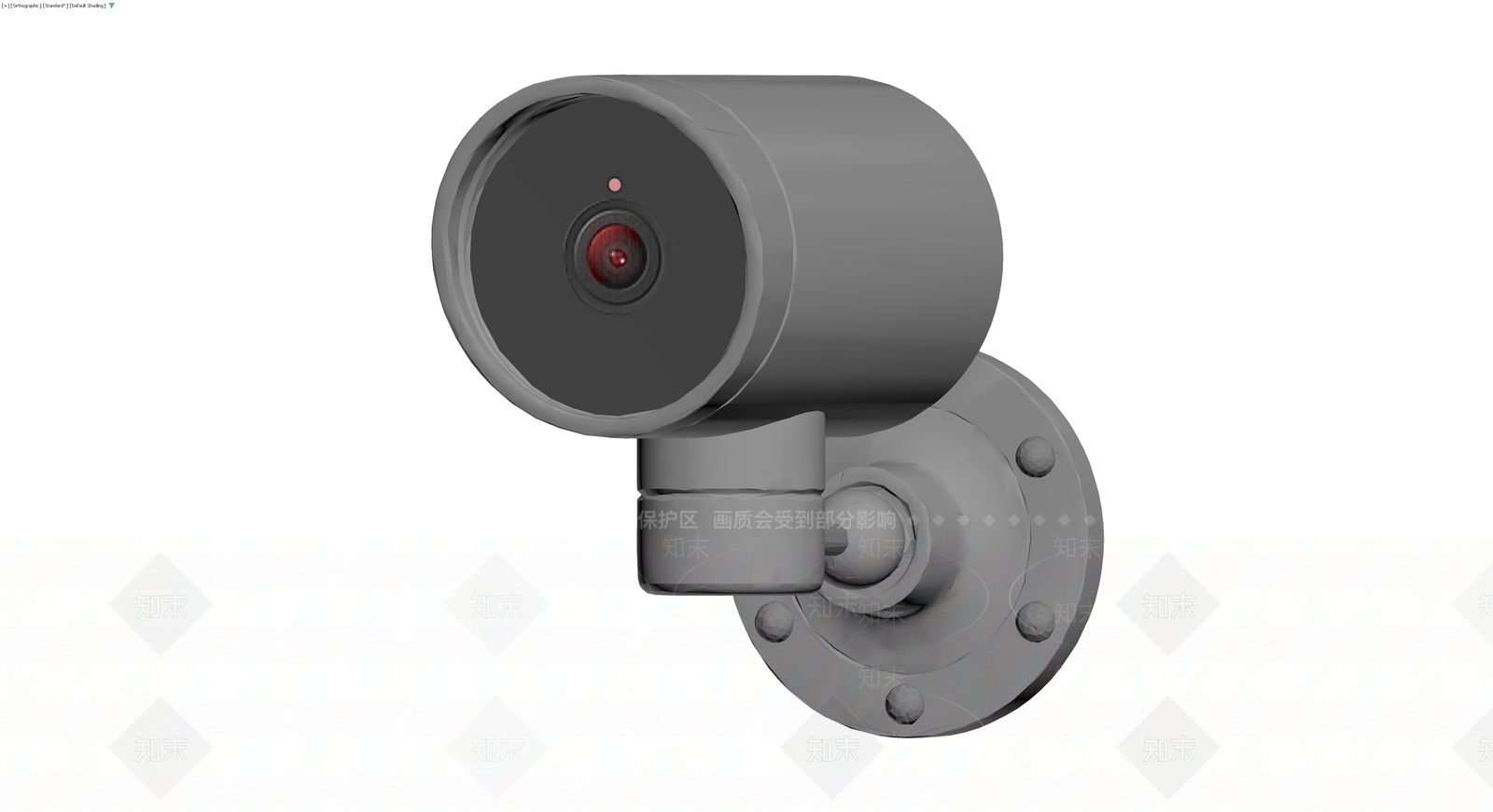 安防监控摄像头模型3D模型下载【ID:1230384950】
