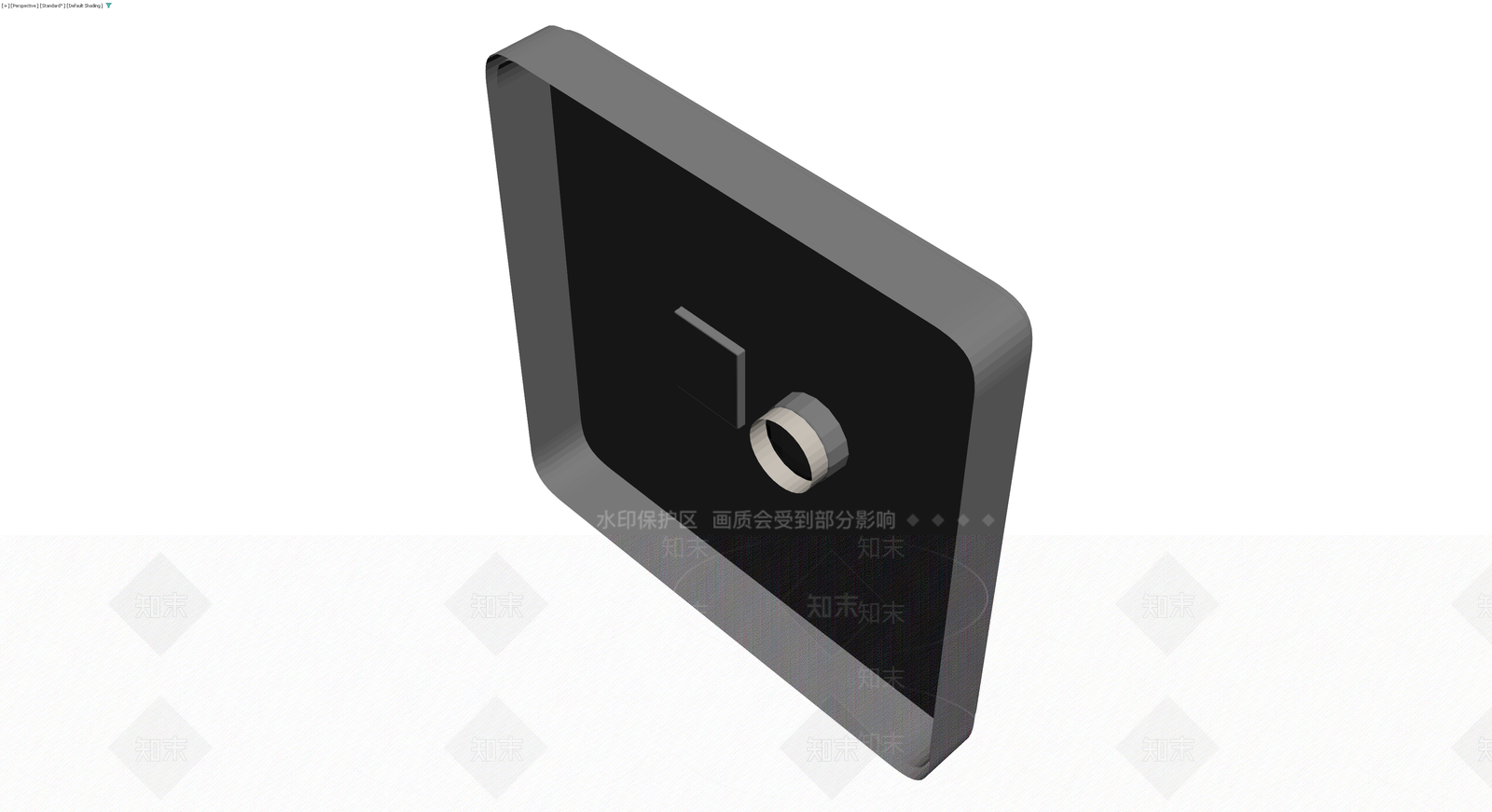 灰色面板开关插座3D模型下载【ID:1229672720】