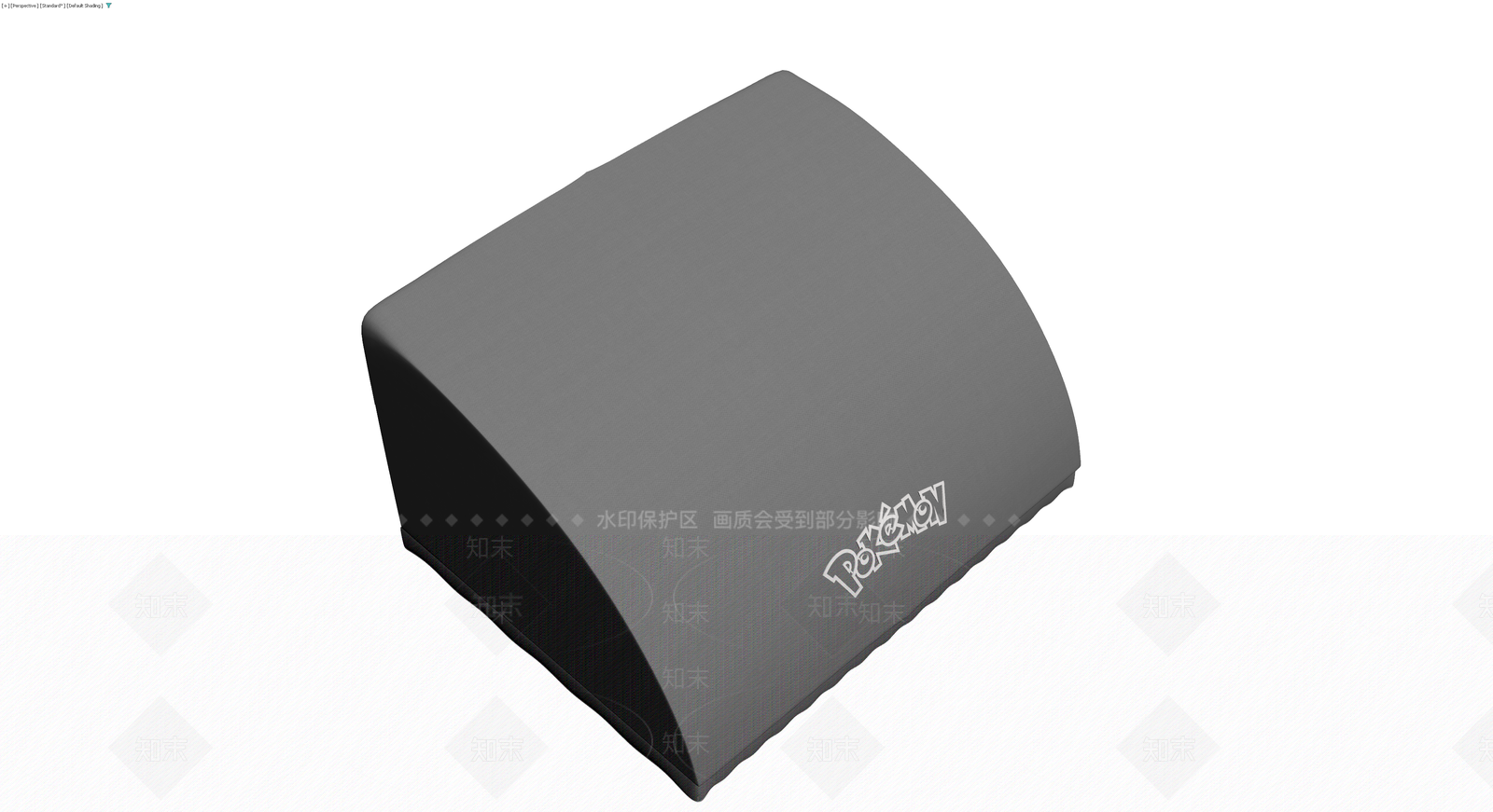 宝可梦品牌灰色遮阳篷3D模型下载【ID:1229870732】
