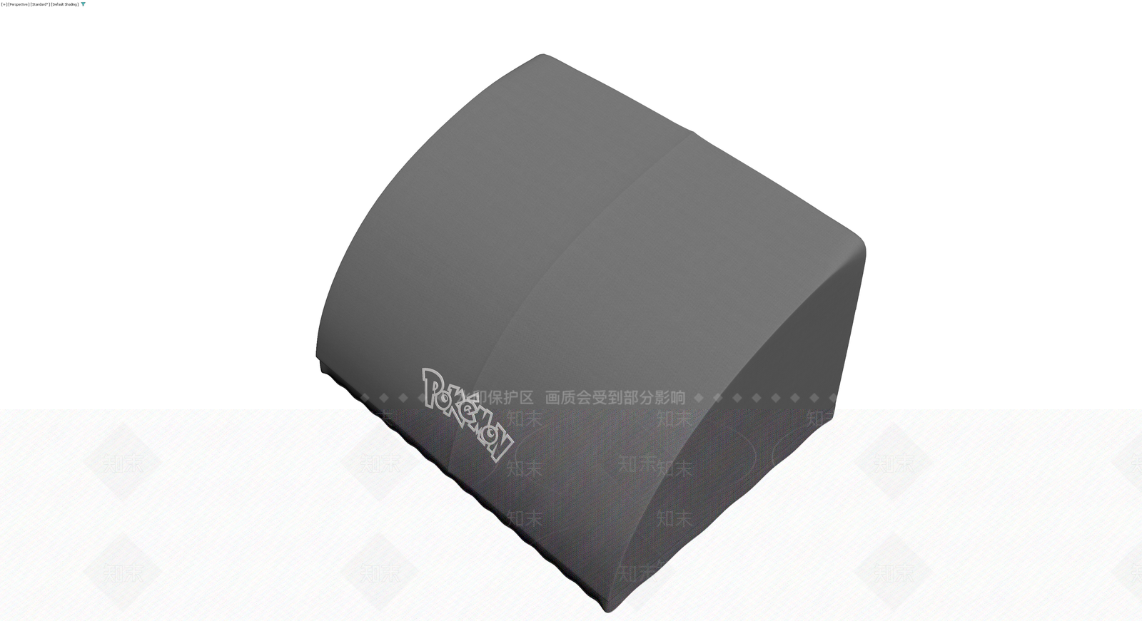 宝可梦品牌灰色遮阳篷3D模型下载【ID:1229870732】