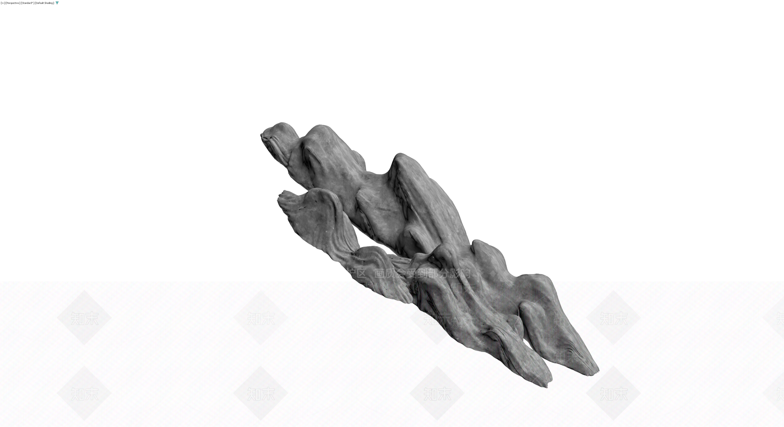 抽象景观石雕塑3D模型下载【ID:1230598483】