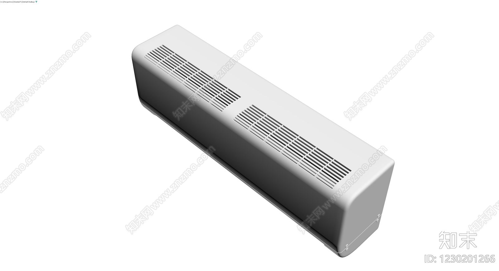 白色壁挂式空调3D模型下载【ID:1230201266】