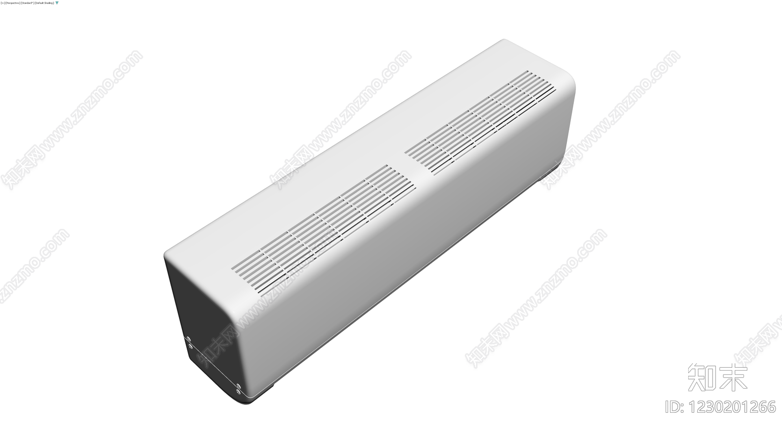 白色壁挂式空调3D模型下载【ID:1230201266】