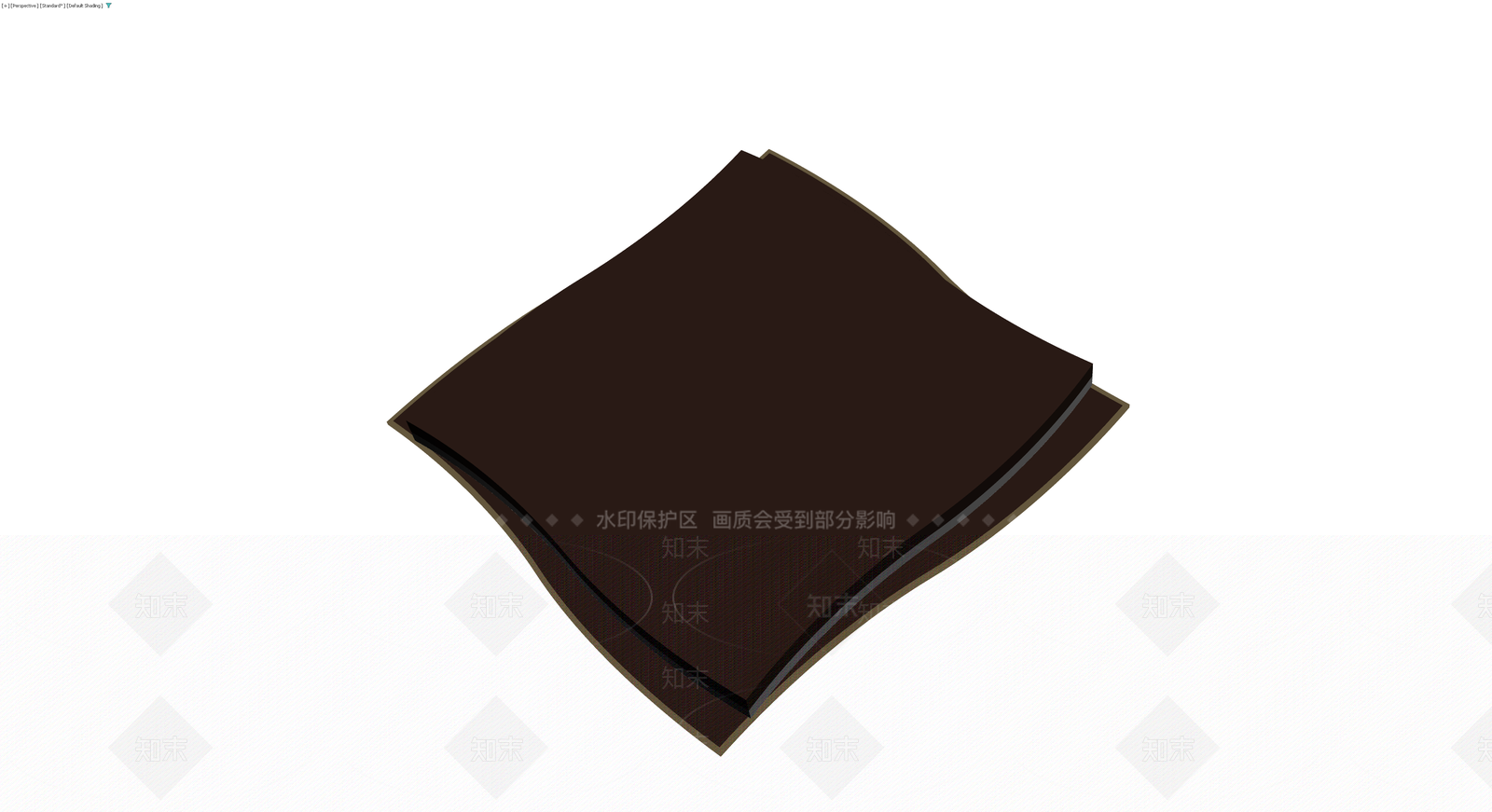 波浪形多层垫子3D模型下载【ID:1230321934】