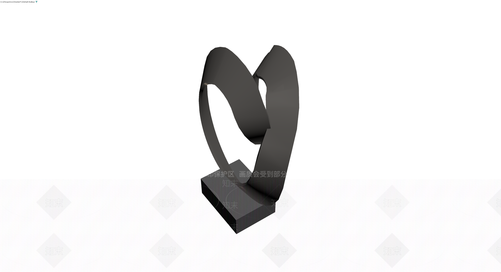 抽象雕塑摆件3D模型下载【ID:1230792693】