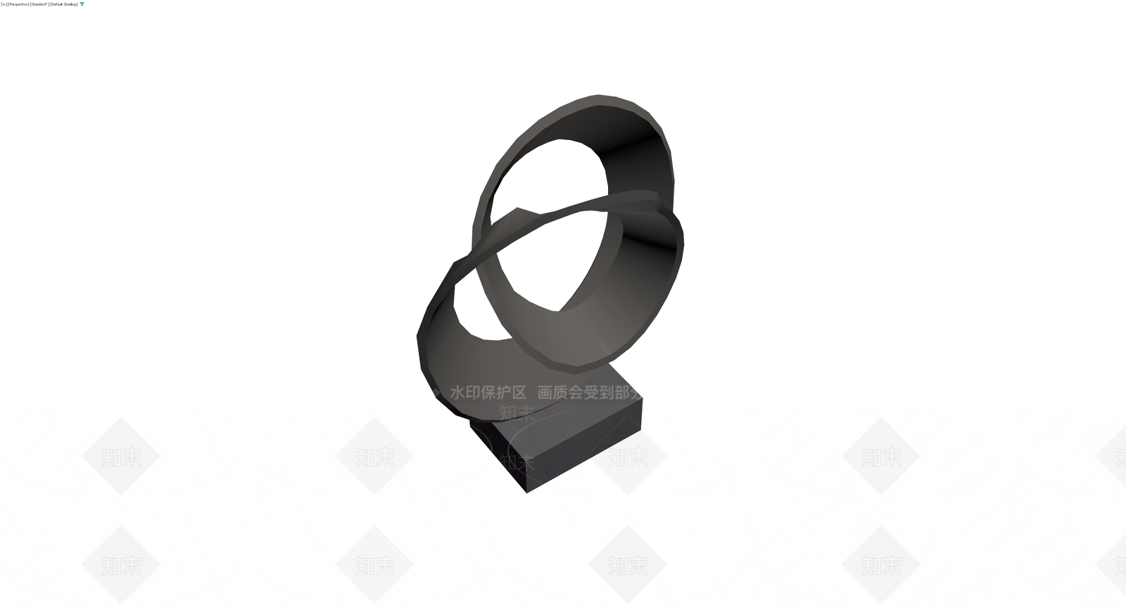 抽象雕塑摆件3D模型下载【ID:1230792693】