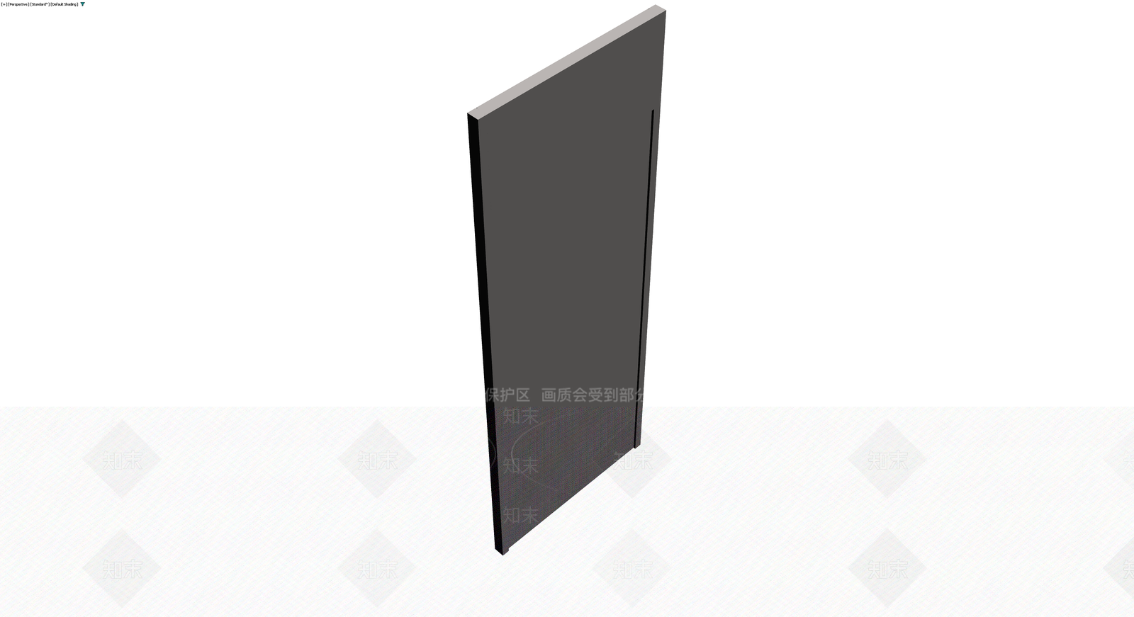 深灰平开门体模型3D模型下载【ID:1230440618】