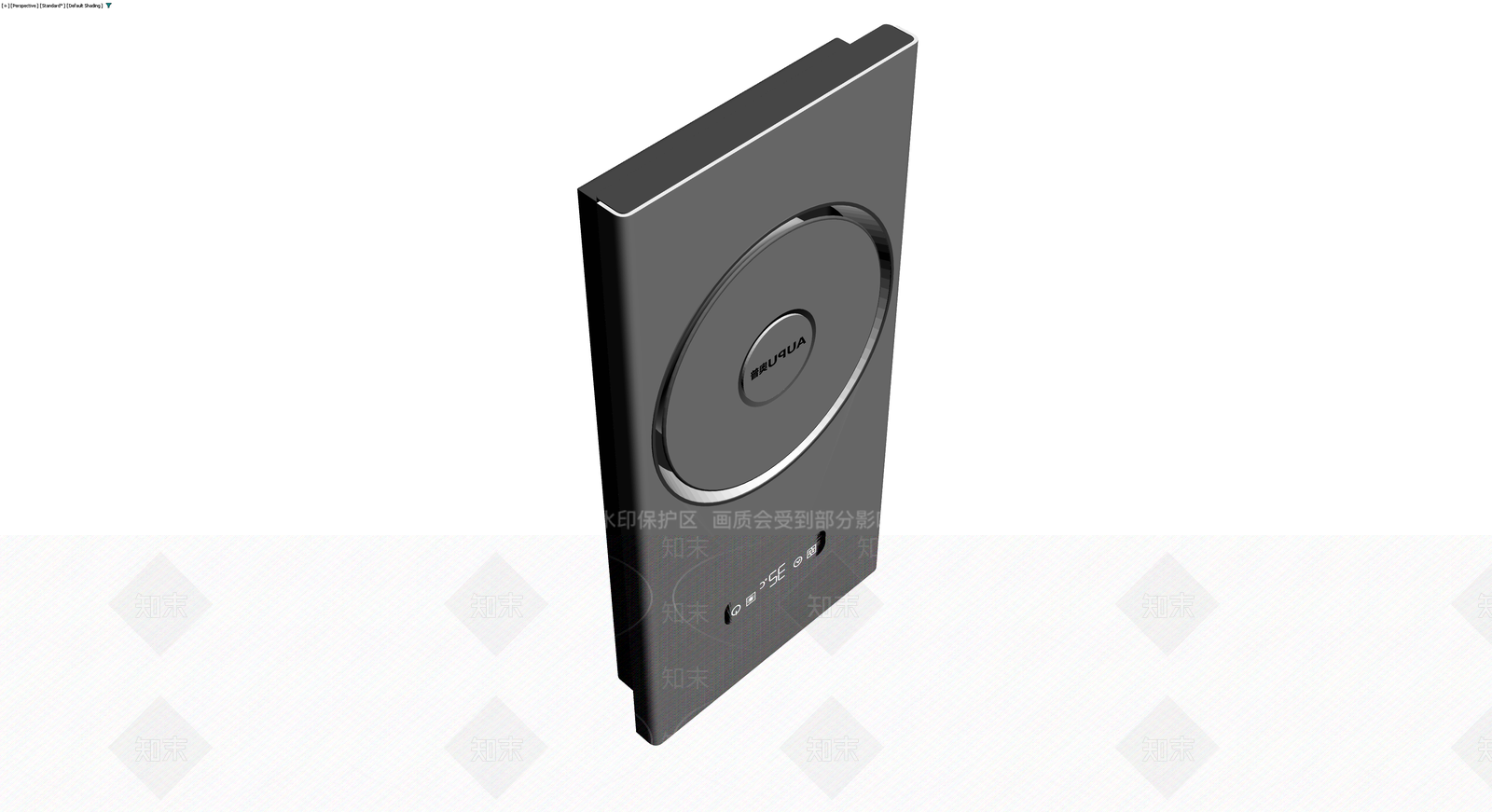黑色立式智能家电3D模型下载【ID:1230370842】
