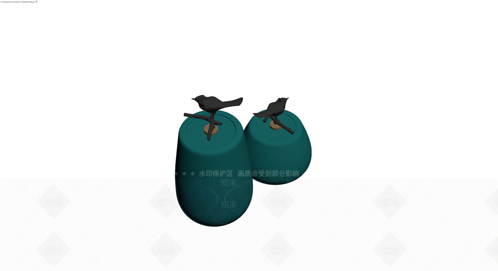 鸟形雕塑摆件3D模型下载【ID:1229882975】