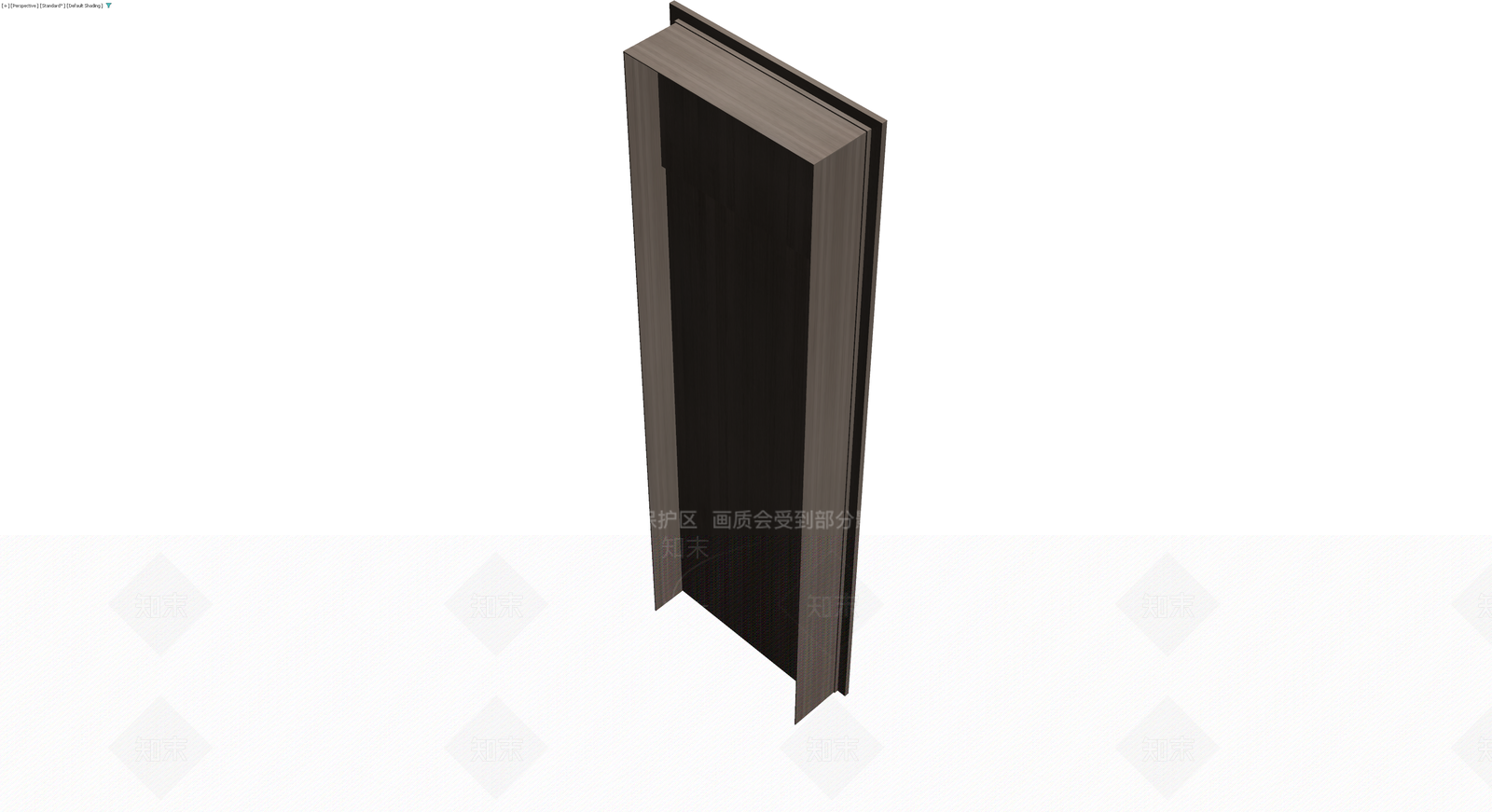 现代风格木纹成品门3D模型下载【ID:1230662304】