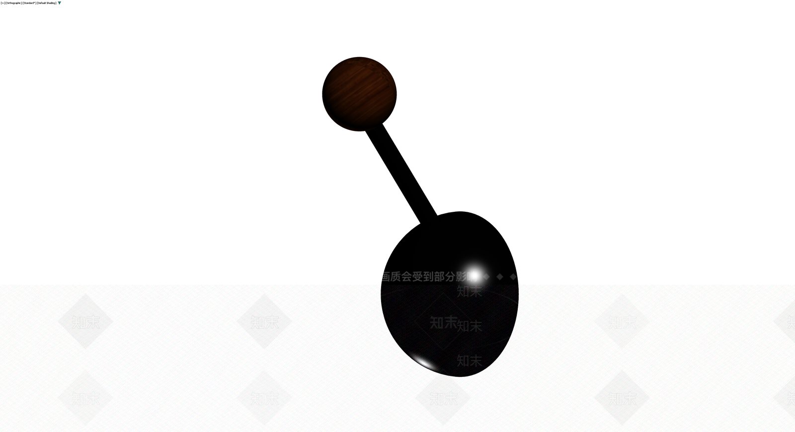 木柄黑勺模型3D模型下载【ID:1230153958】