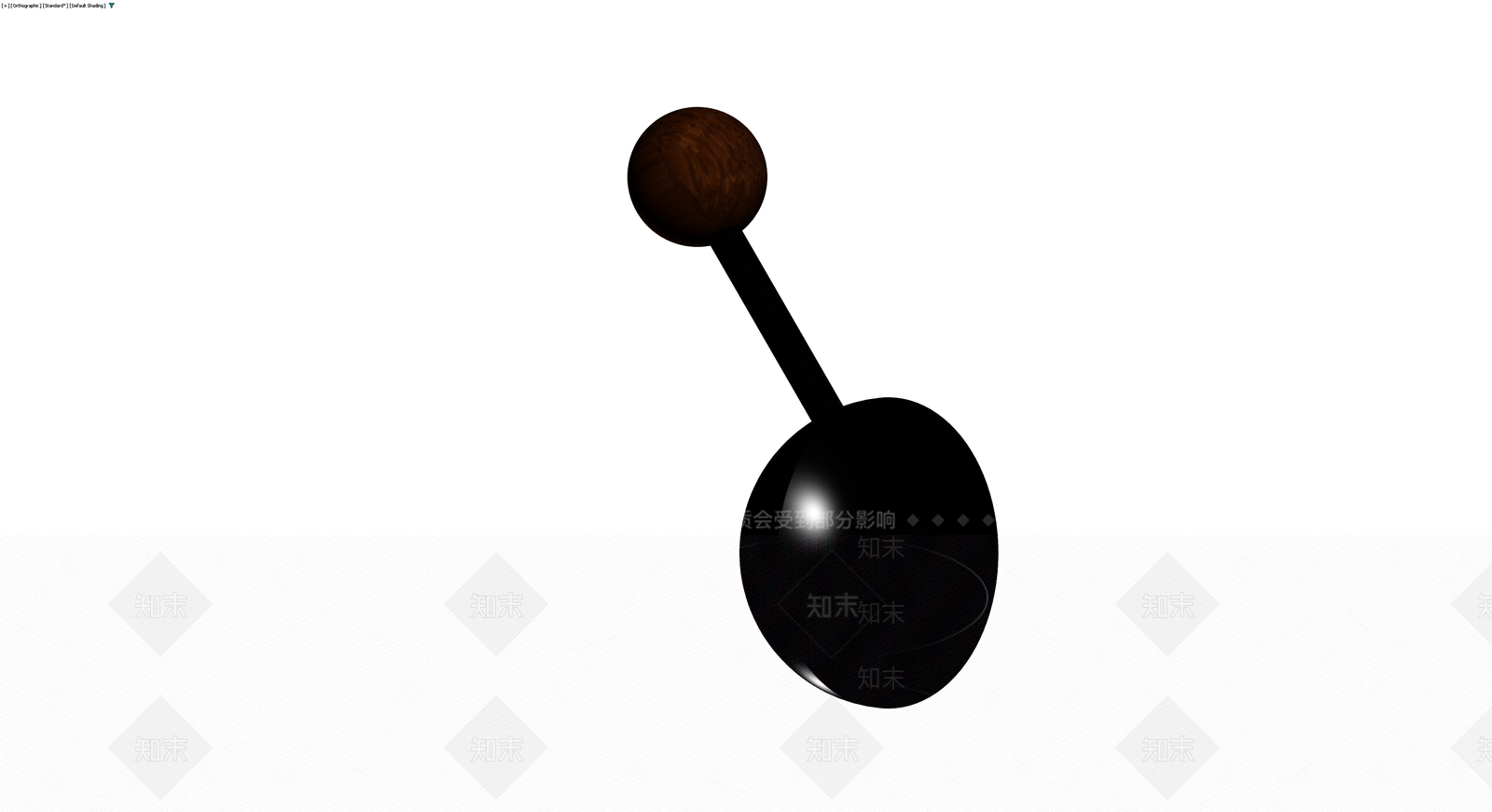 木柄黑勺模型3D模型下载【ID:1230153958】