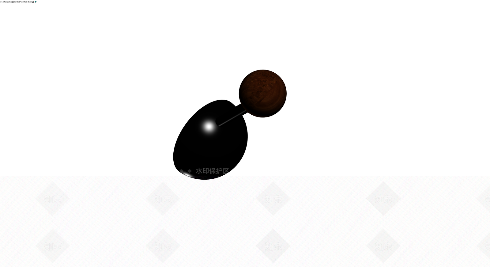 木柄黑勺模型3D模型下载【ID:1230153958】