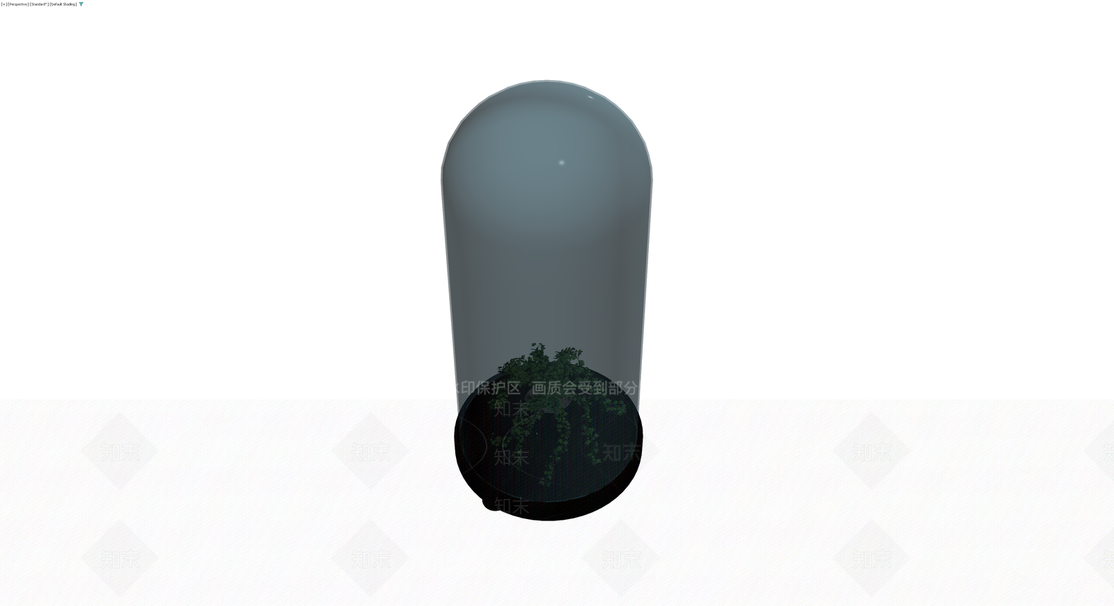 玻璃罩盆栽植物3D模型下载【ID:1230377925】