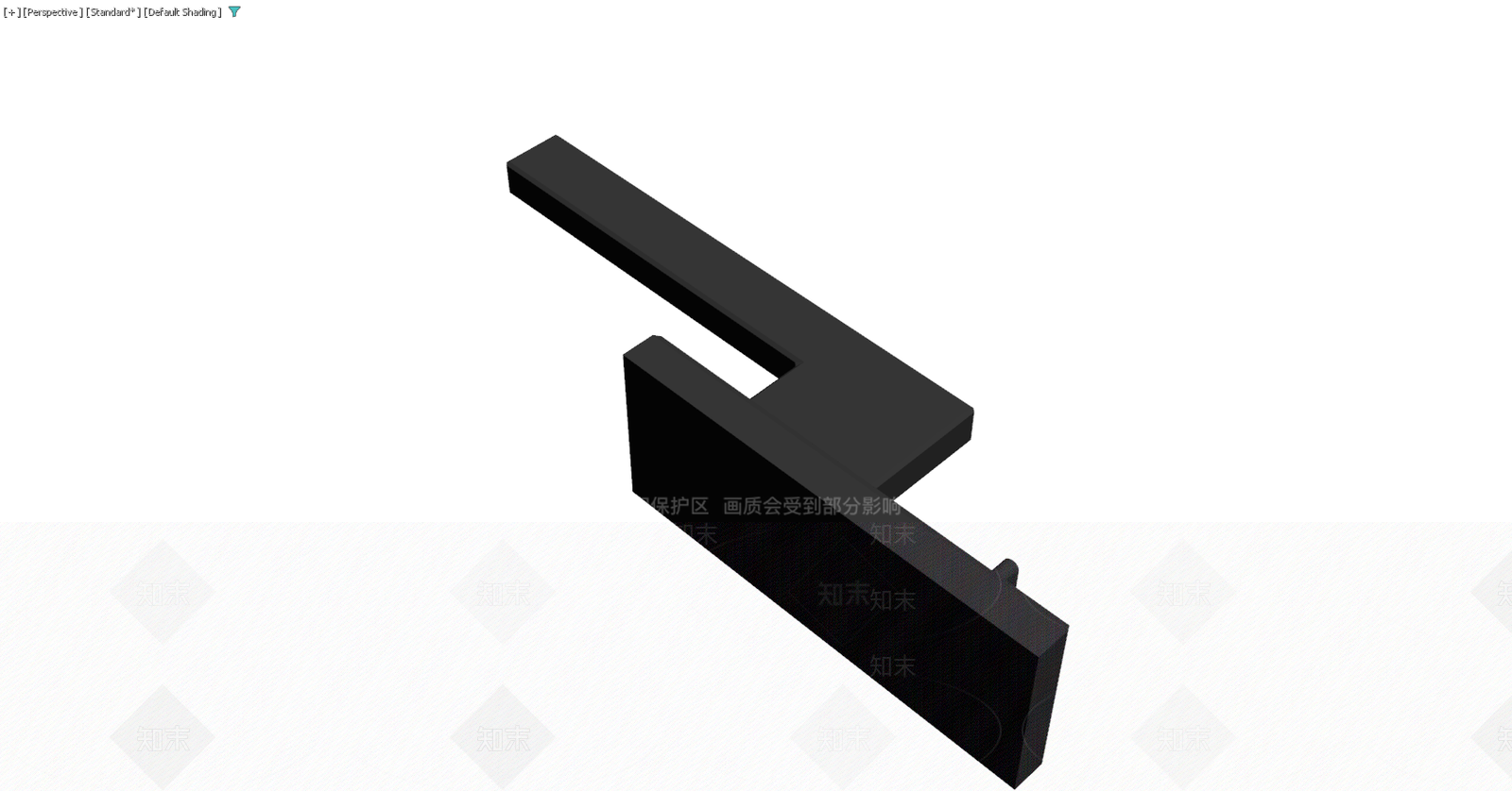 现代黑色门把手3D模型下载【ID:1229594102】
