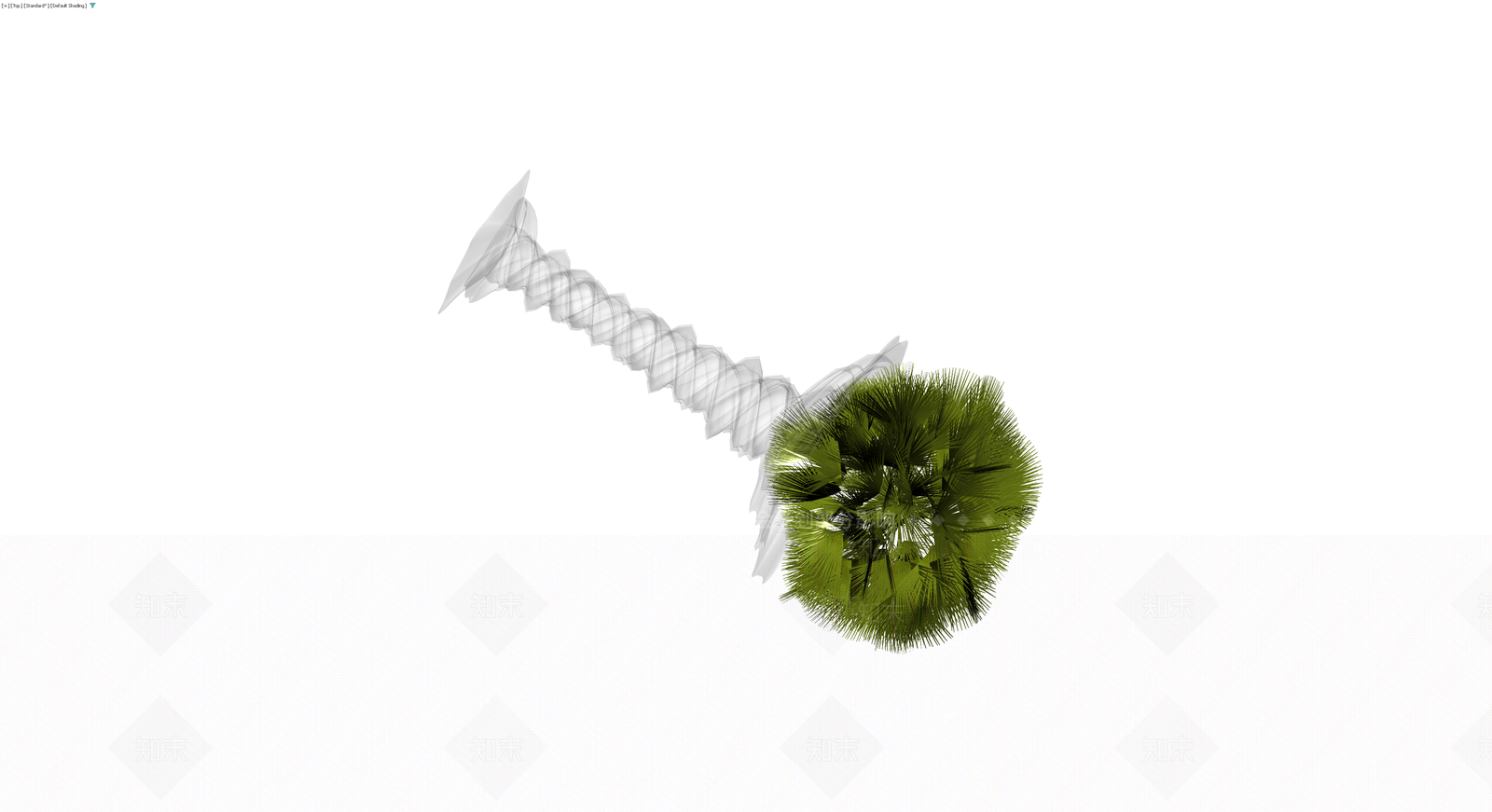 带盆棕榈植物模型3D模型下载【ID:1230334934】