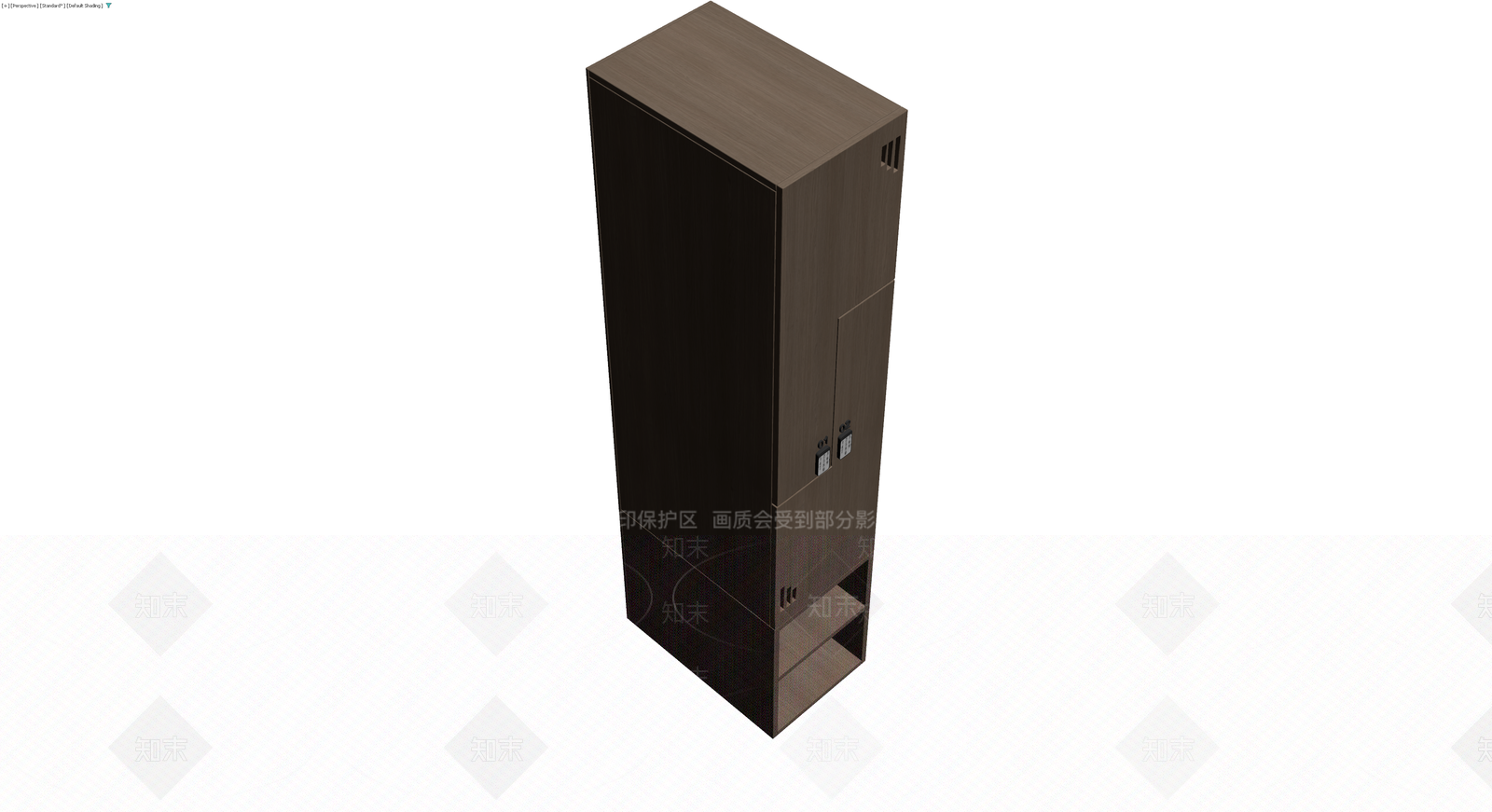 深木色组合储物柜3D模型下载【ID:1230432631】