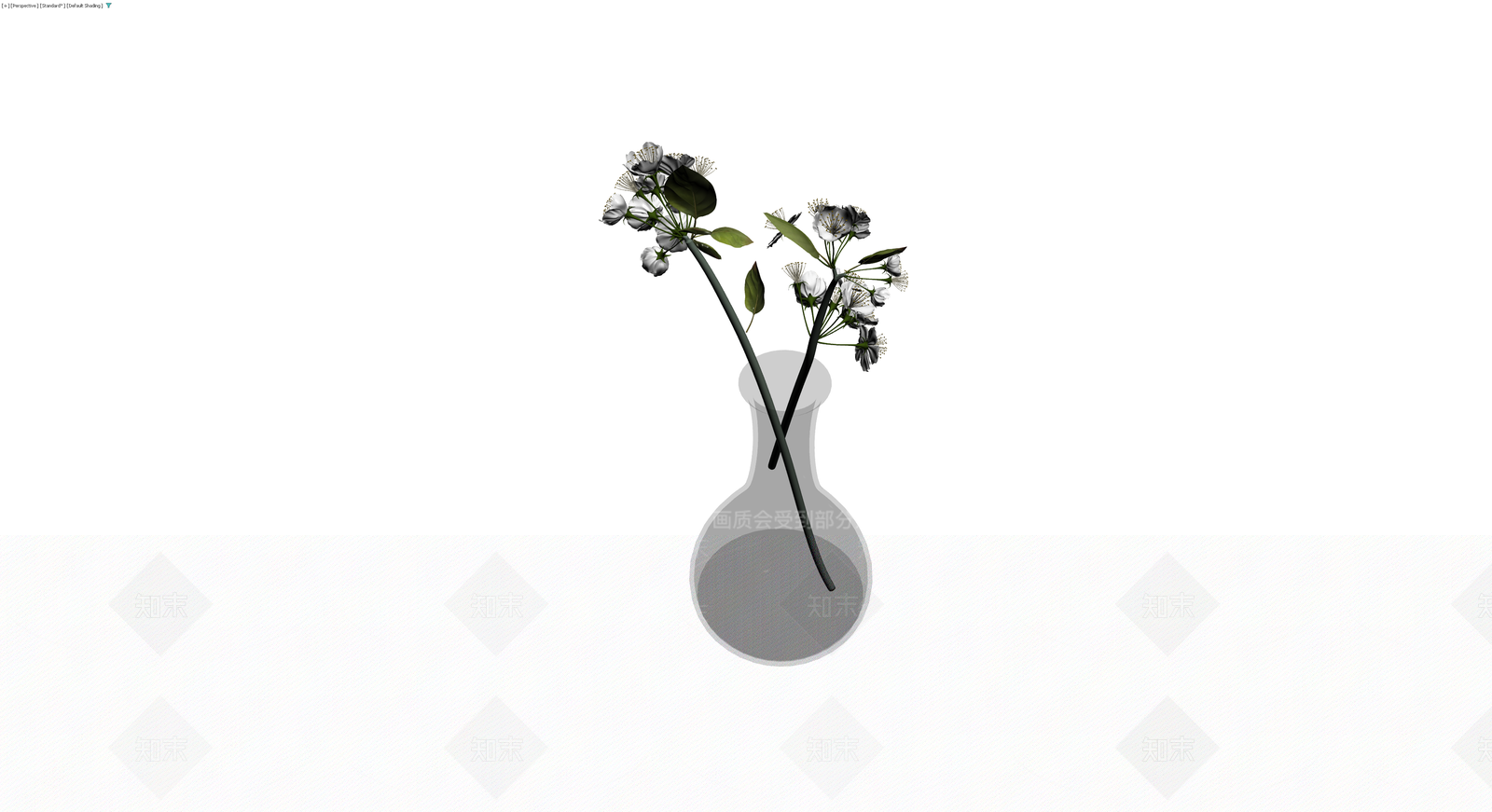 插花花瓶组合3D模型下载【ID:1230169903】