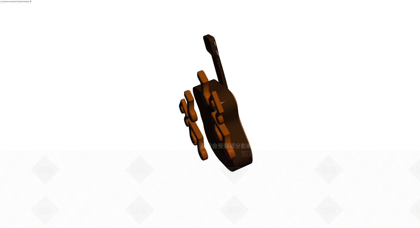 卡通吉他模型3D模型下载【ID:1229990769】