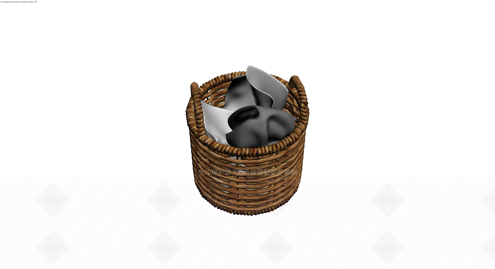 编织收纳篮3D模型下载【ID:1230154409】
