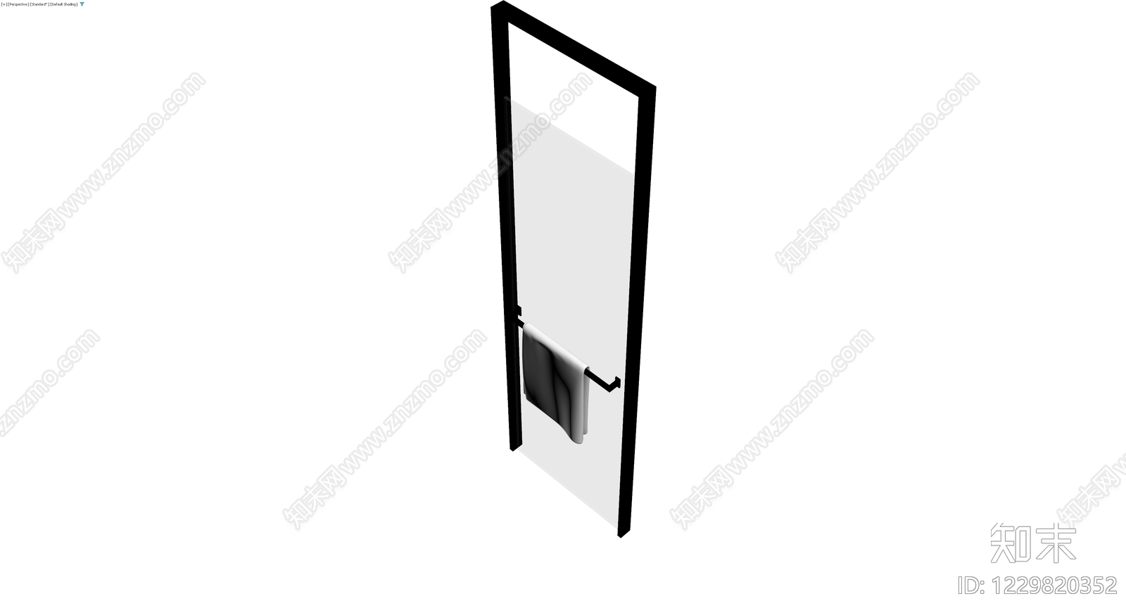 黑色边框淋浴隔断3D模型下载【ID:1229820352】
