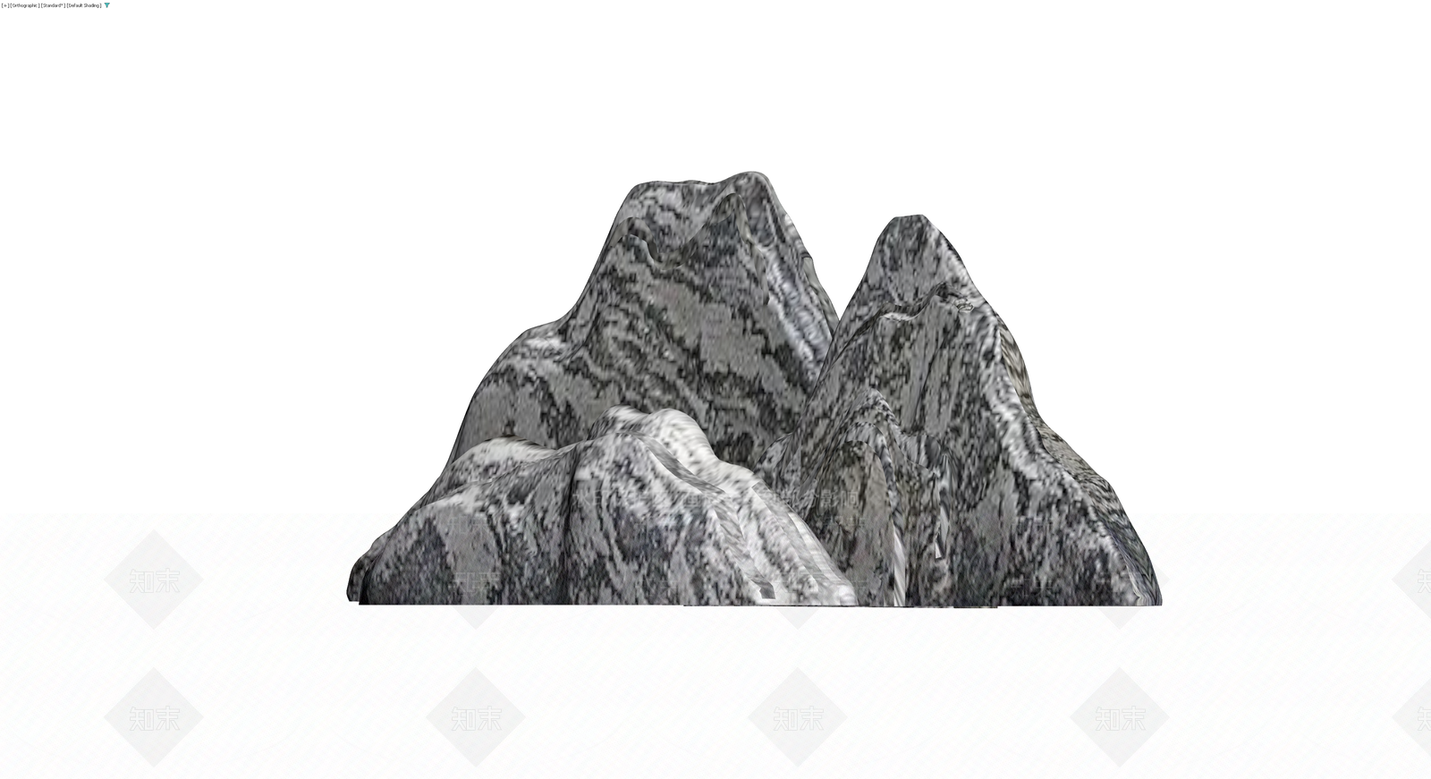 抽象景观石/山石组合3D模型下载【ID:1230598691】