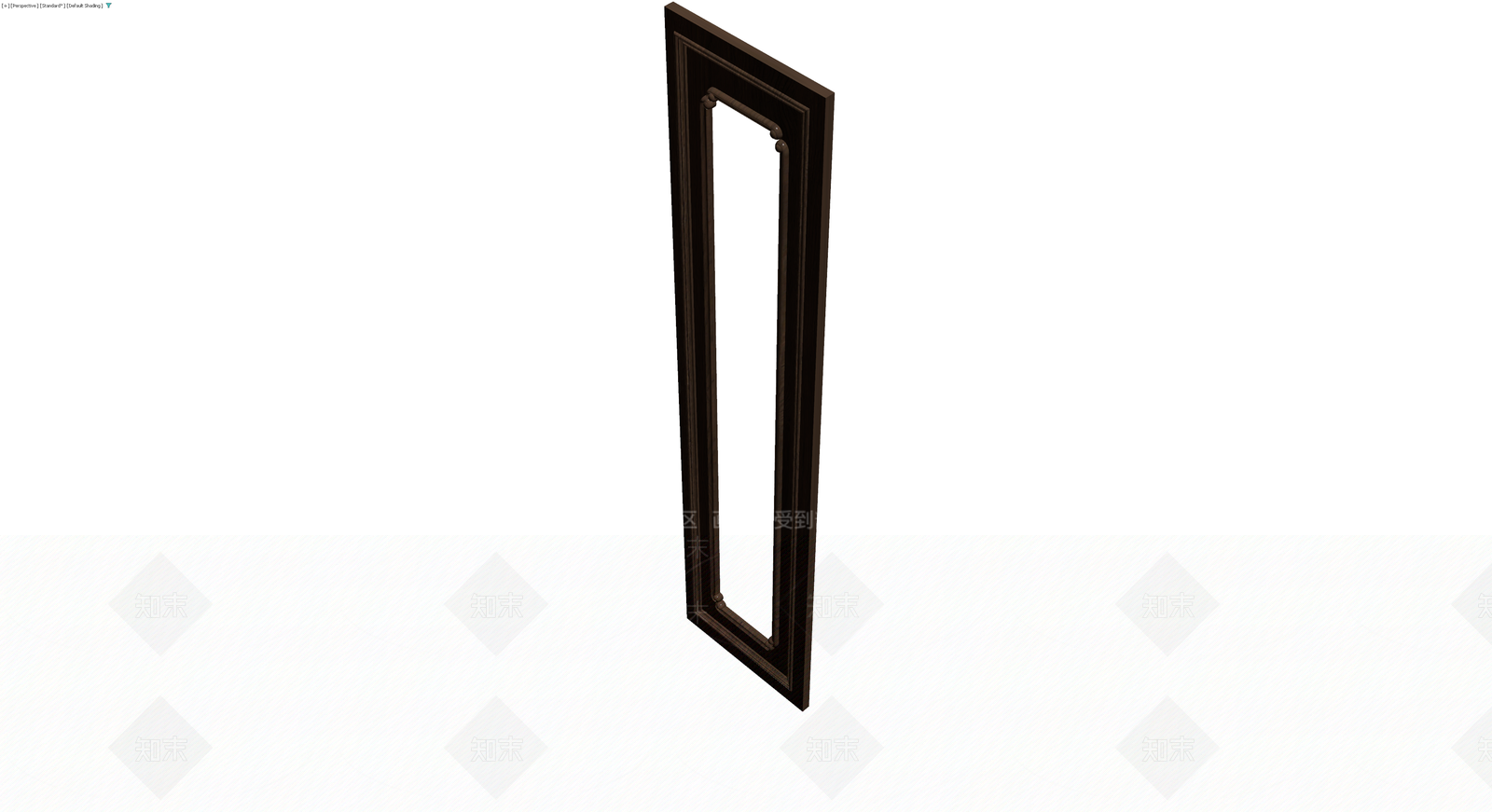 深色木纹长条门板3D模型下载【ID:1230619331】