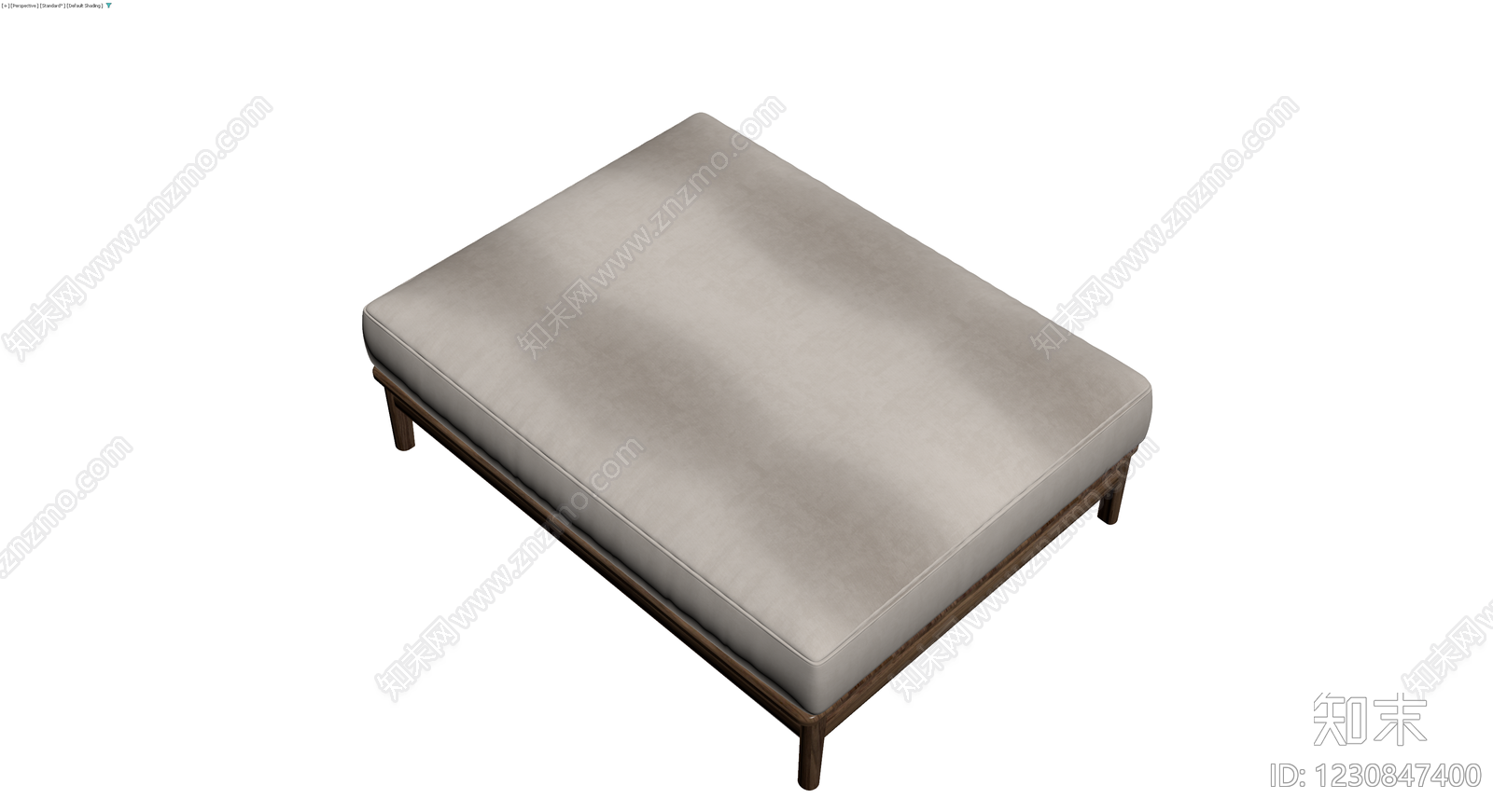 木质框架软包长凳3D模型下载【ID:1230847400】