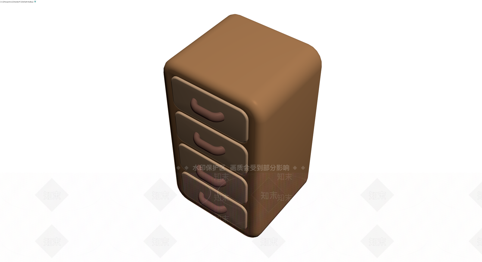 四斗柜木质家具3D模型下载【ID:1230754135】
