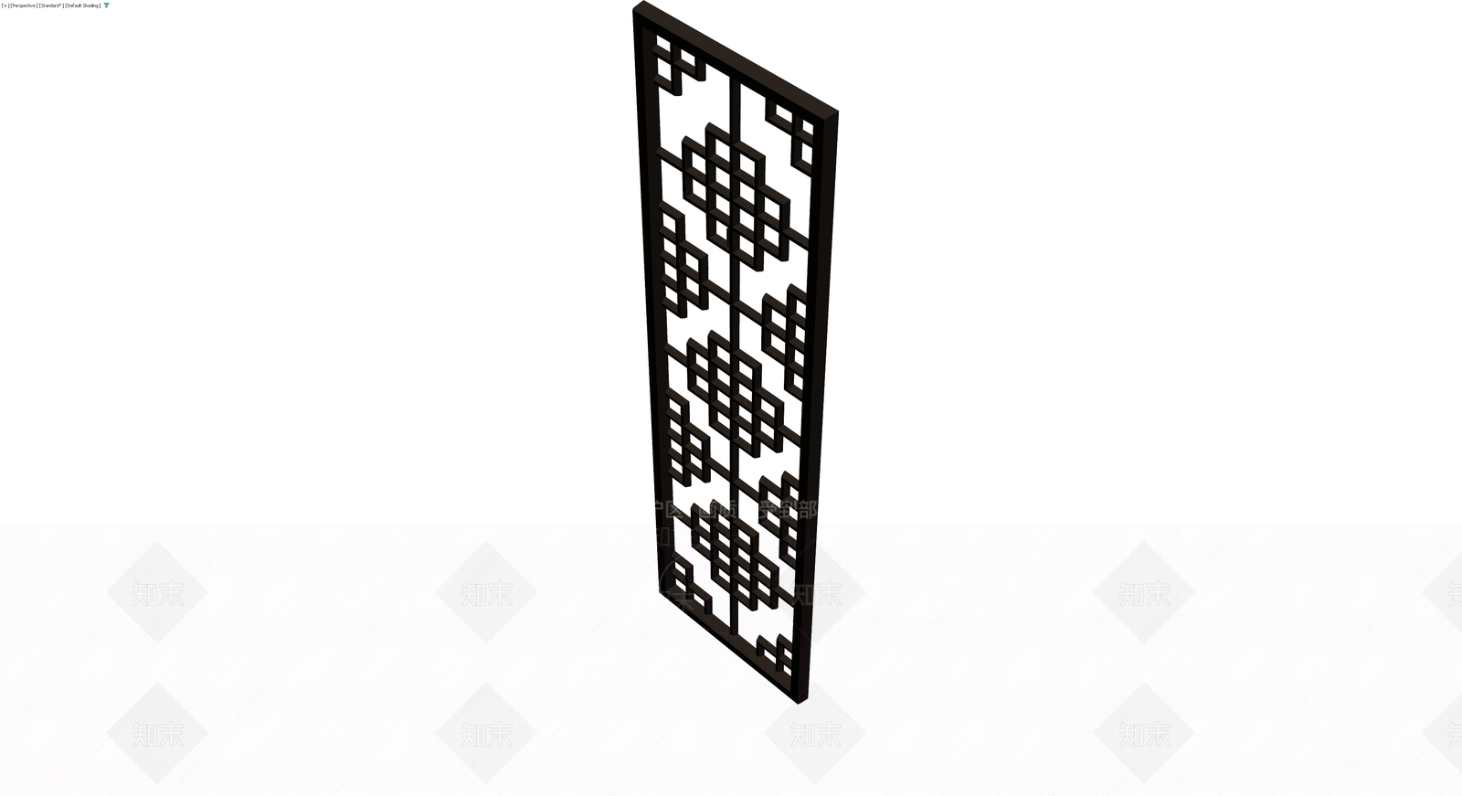 中式镂空隔断屏风3D模型下载【ID:1230563015】