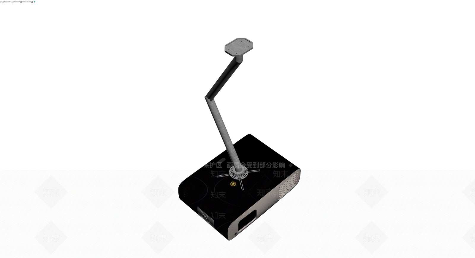 投影仪带悬臂支架3D模型下载【ID:1230351346】