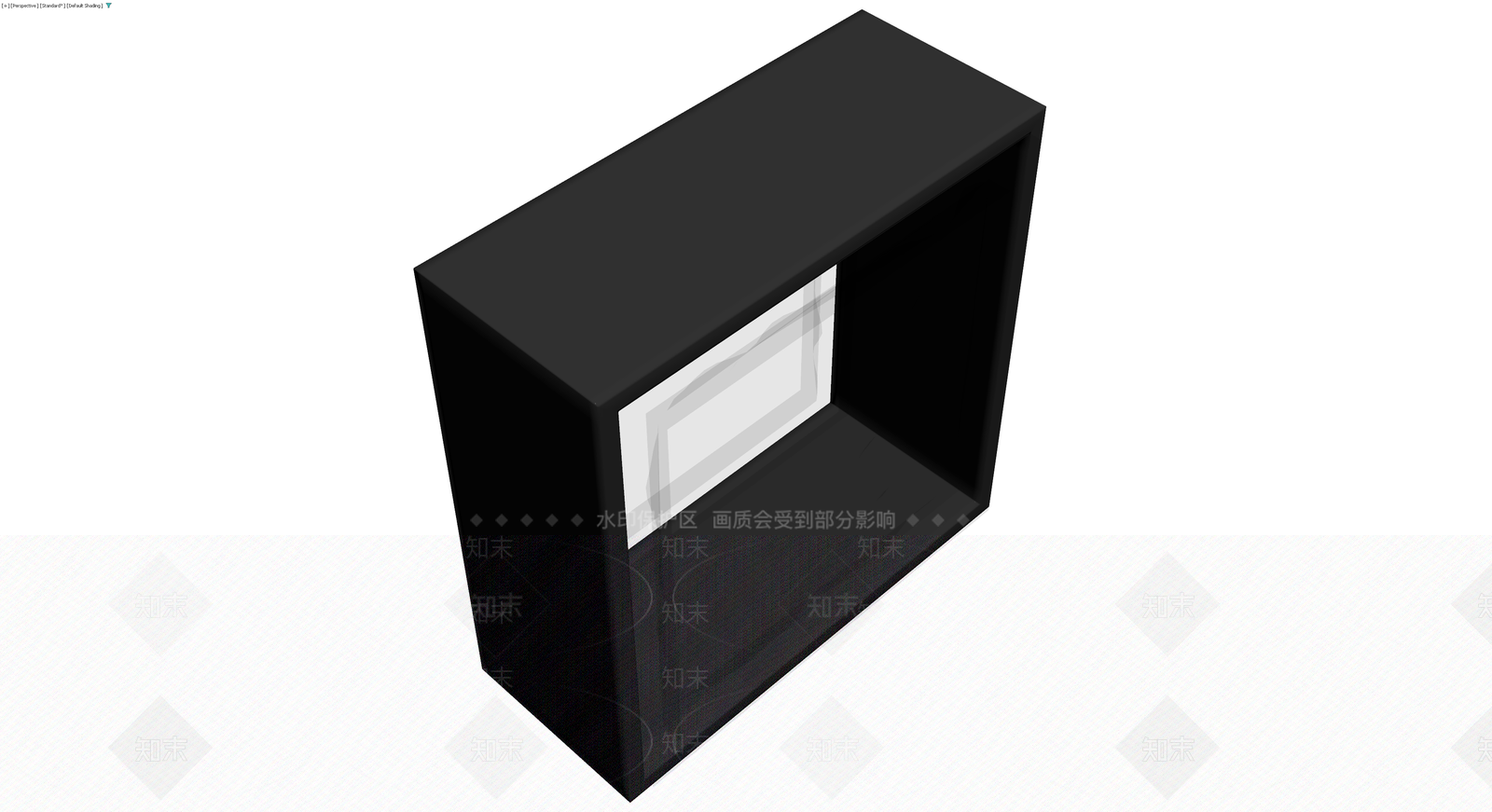 黑框玻璃展示柜3D模型下载【ID:1230776547】