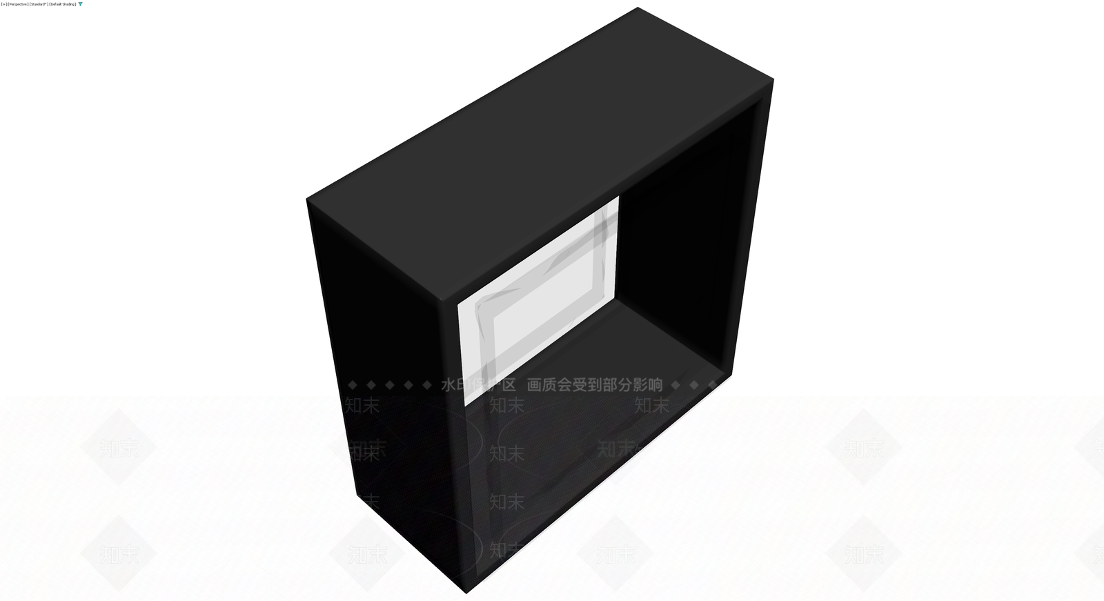 黑框玻璃展示柜3D模型下载【ID:1230776547】