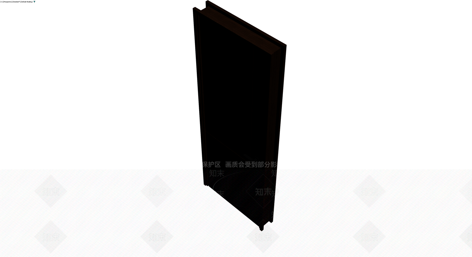 深色木纹成品门3D模型下载【ID:1229939373】