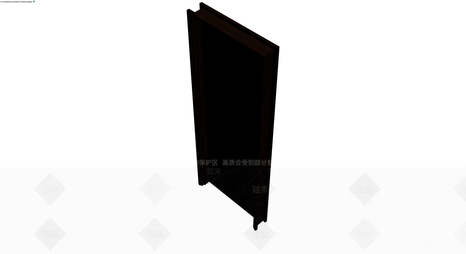 深色木纹成品门3D模型下载【ID:1229939373】