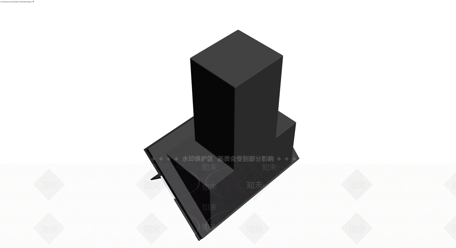黑色侧吸油烟机3D模型下载【ID:1230740974】