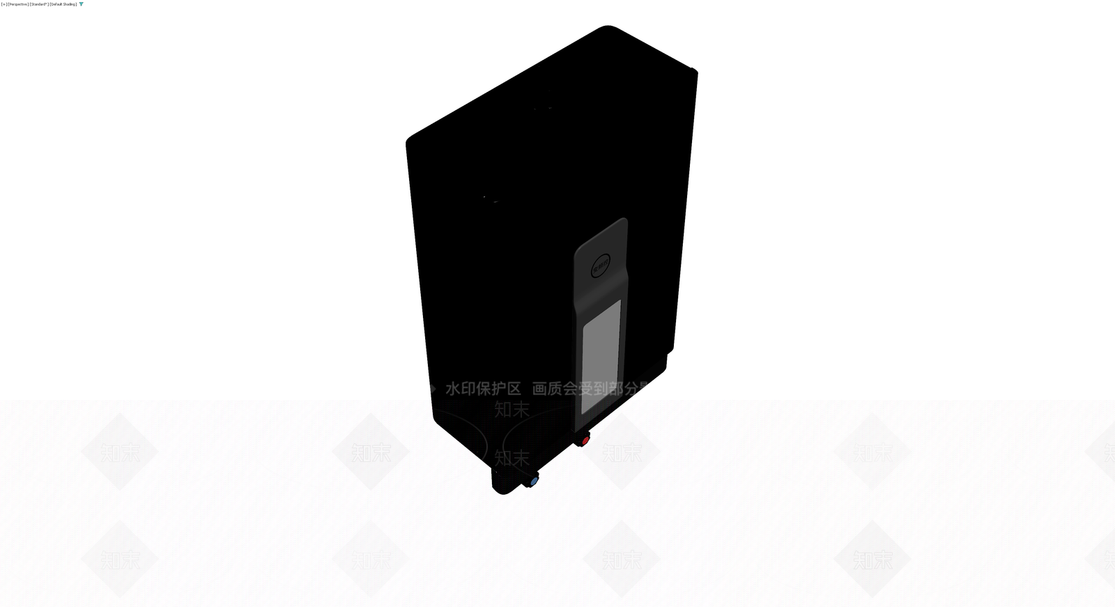 黑色壁挂炉/热水器3D模型下载【ID:1230735884】