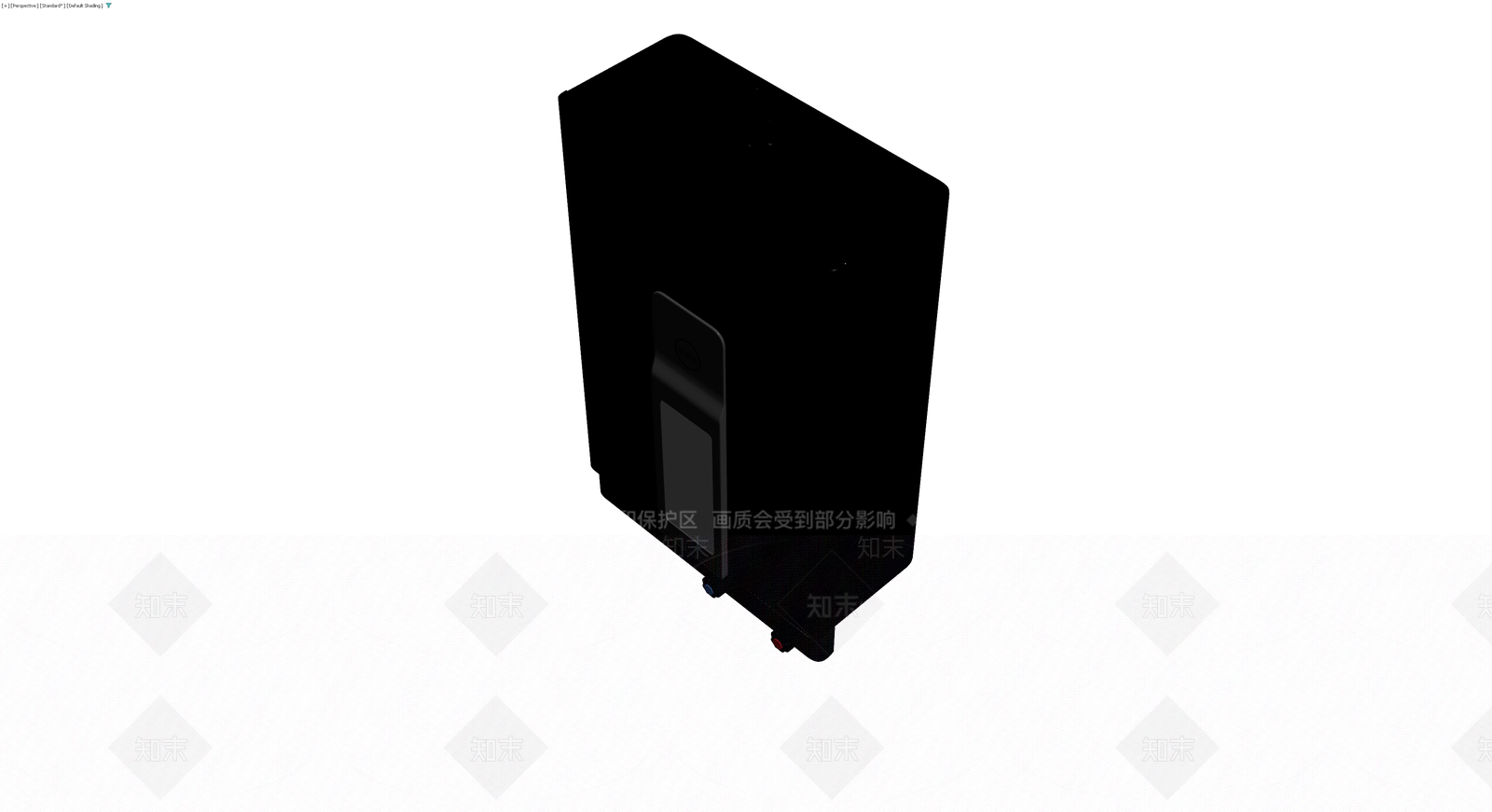 黑色壁挂炉/热水器3D模型下载【ID:1230735884】