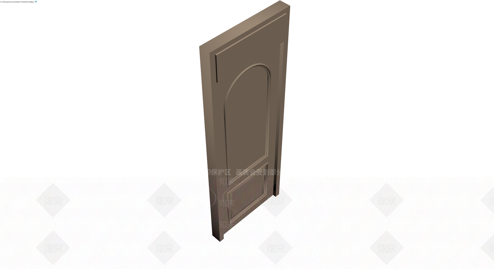 拱形面板室内门3D模型下载【ID:1230553476】