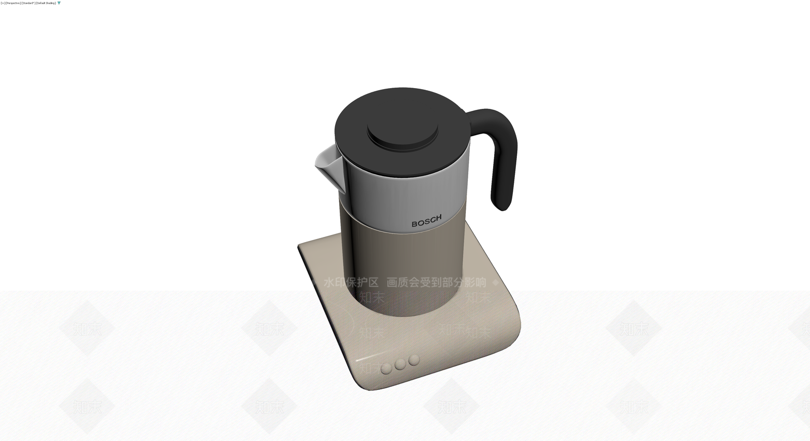 BOSCH电热水壶3D模型下载【ID:1229637808】