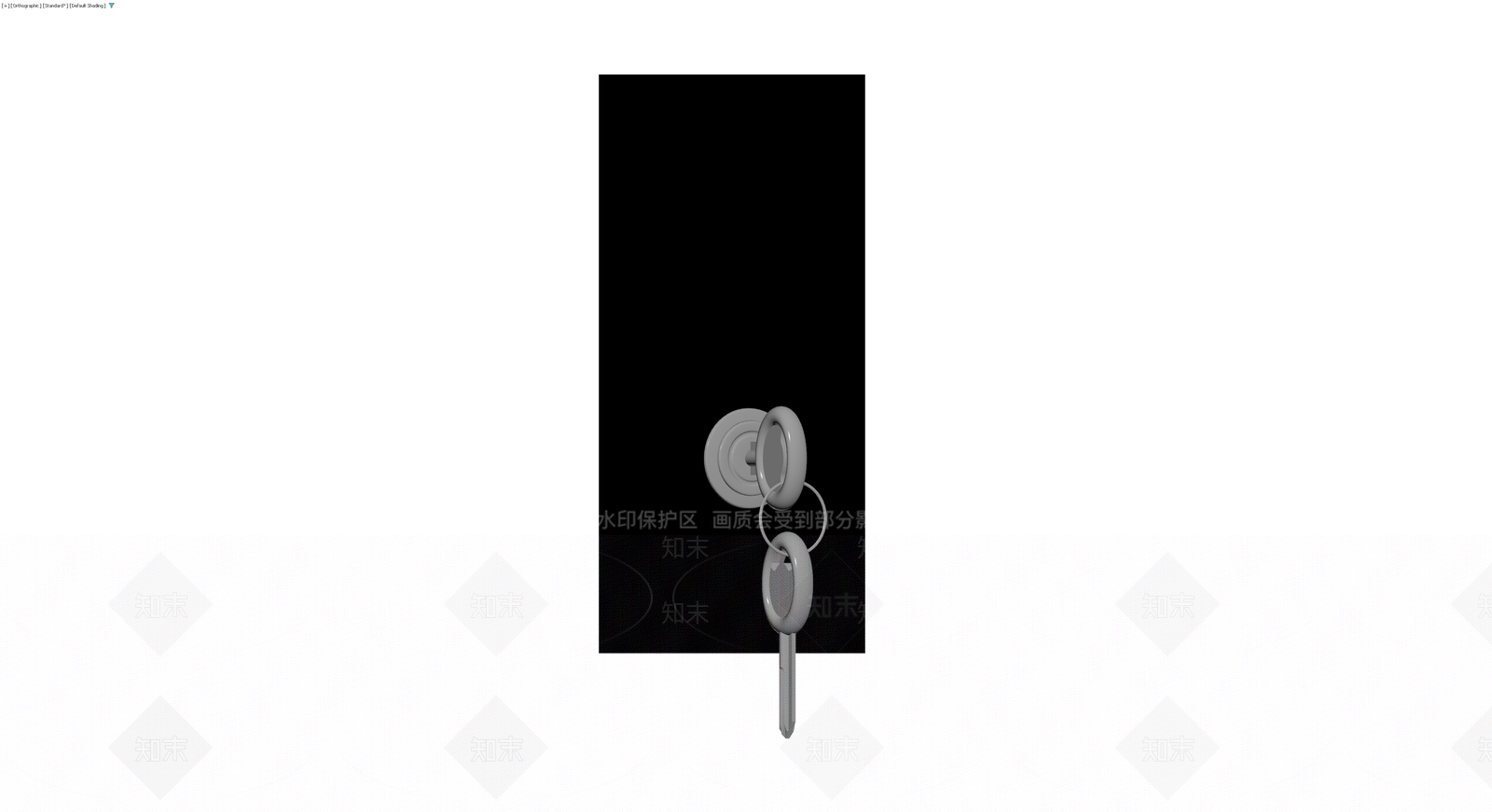 门锁与钥匙组件3D模型下载【ID:1229656617】