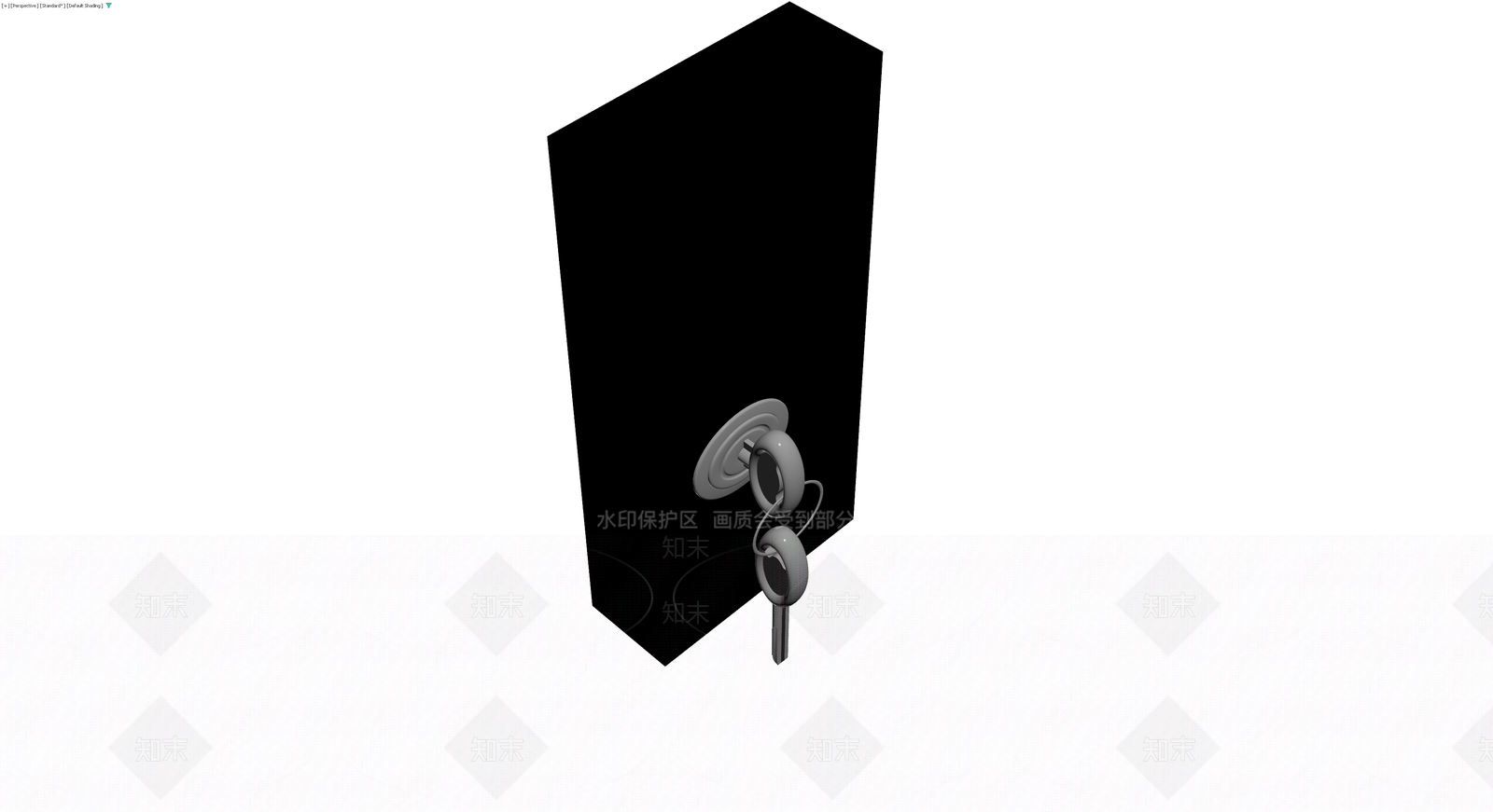 门锁与钥匙组件3D模型下载【ID:1229656617】