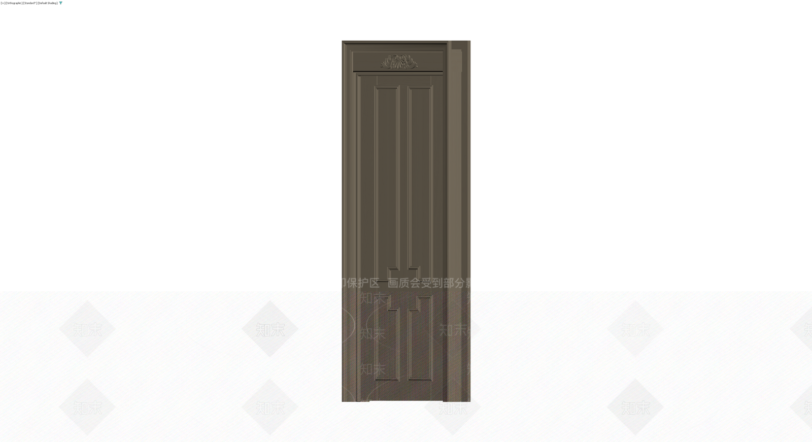 带框欧式装饰门3D模型下载【ID:1230374216】
