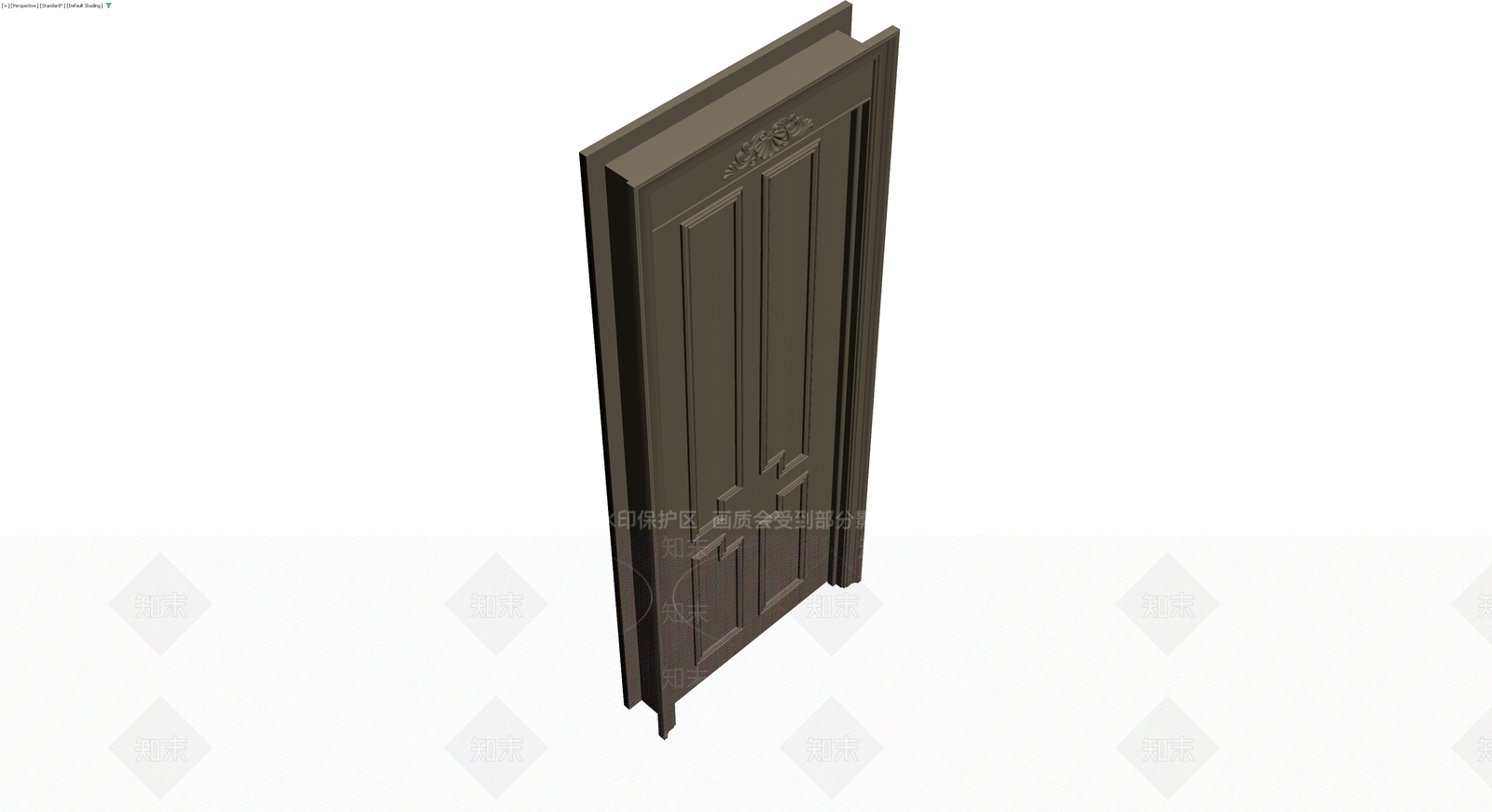 带框欧式装饰门3D模型下载【ID:1230374216】